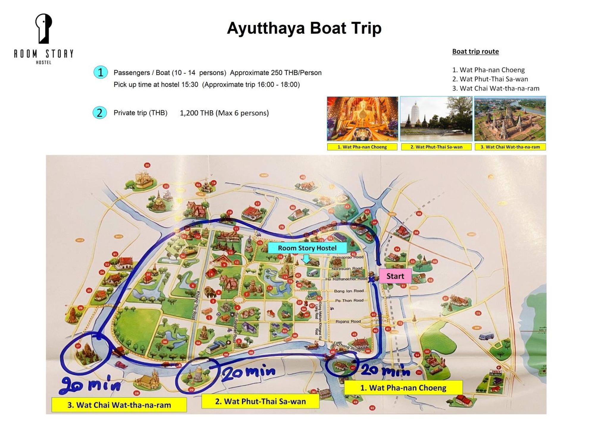 Room Story Hostel Phra Nakhon Si Ayutthaya Buitenkant foto